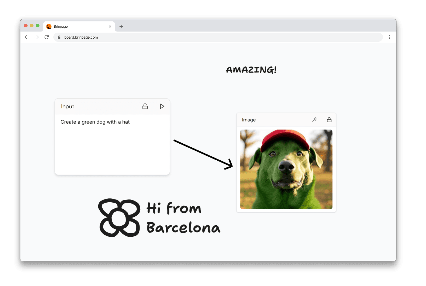 BrinPage Board preview